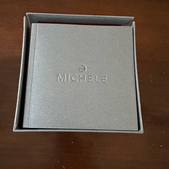 Michele Rose Gold Jetway Diamond Watch